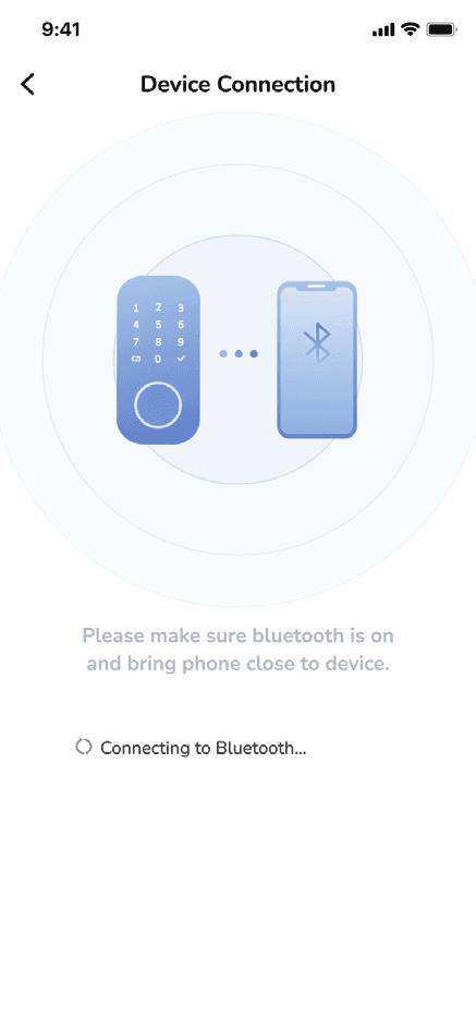 Connecting over Bluetooth