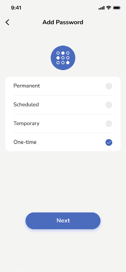 Add a password