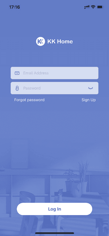 Tap “Sign Up”