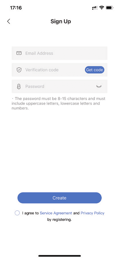 Enter your details and the verification code